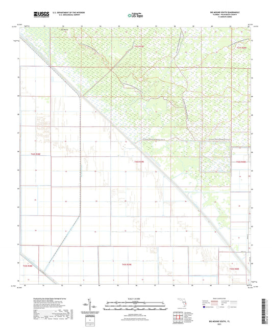Big Mound South Florida US Topo Map Image
