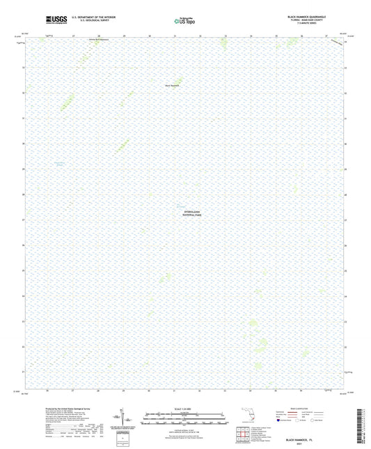 Black Hammock Florida US Topo Map Image