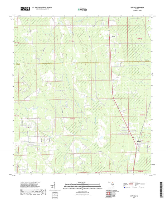 Bostwick Florida US Topo Map Image