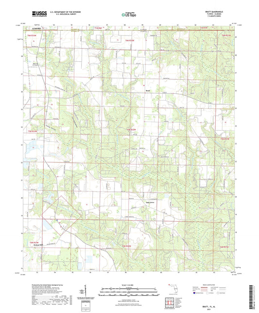 Bratt Florida US Topo Map Image