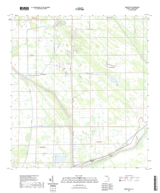 Brighton SE Florida US Topo Map Image