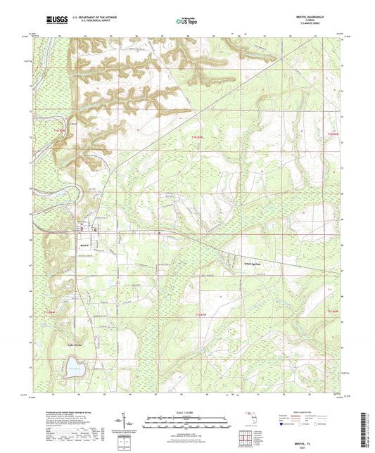 Bristol Florida US Topo Map Image