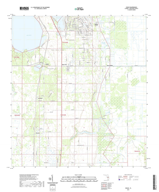 Childs Florida US Topo Map Image