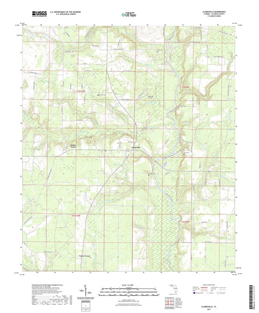 Clarksville Florida US Topo Map Image