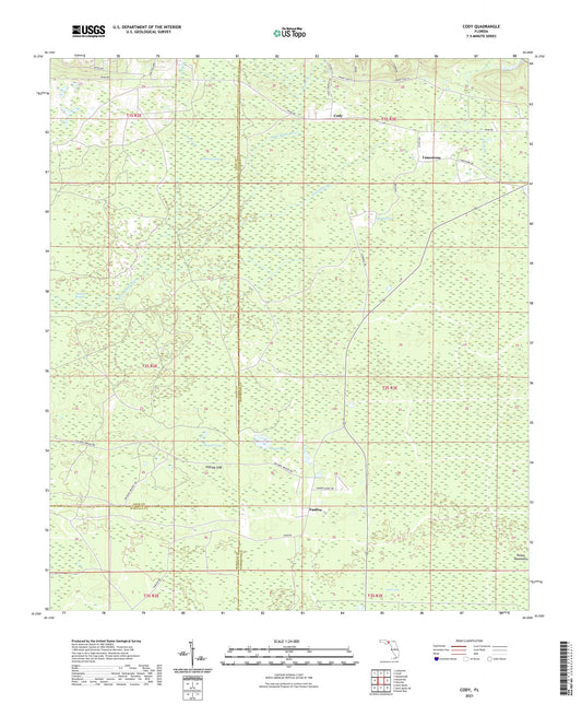 Cody Florida US Topo Map Image
