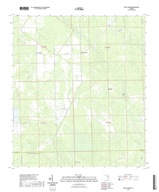 Codys Corner Florida US Topo Map Image