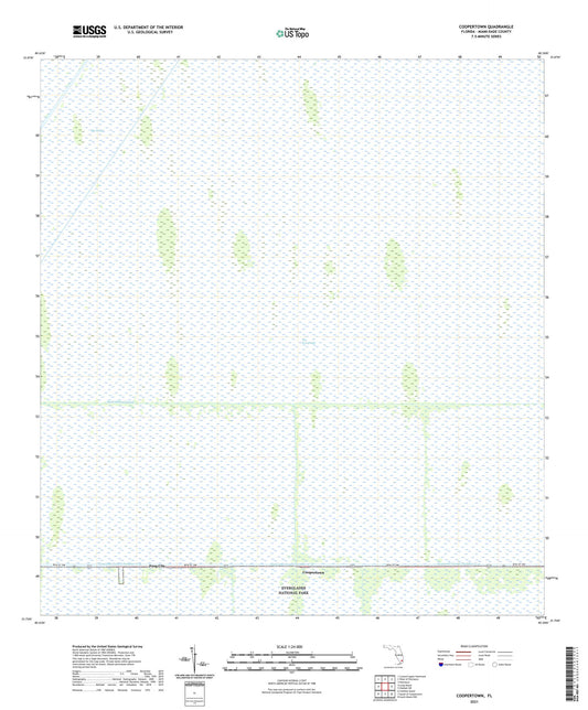 Coopertown Florida US Topo Map Image
