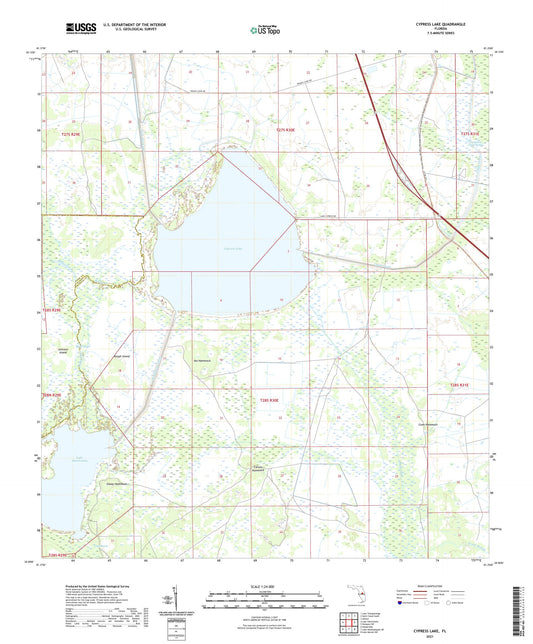 Cypress Lake Florida US Topo Map Image