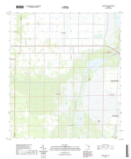 Deer Park SE Florida US Topo Map Image