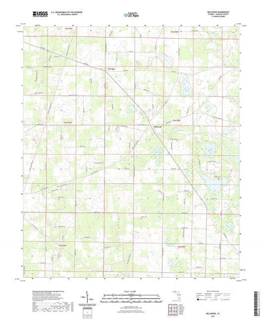 Dellwood Florida US Topo Map Image