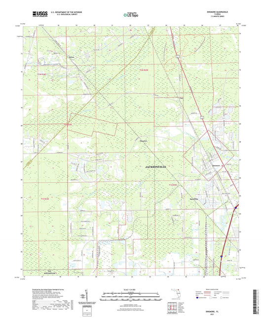 Dinsmore Florida US Topo Map Image
