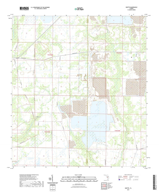 Duette Florida US Topo Map Image