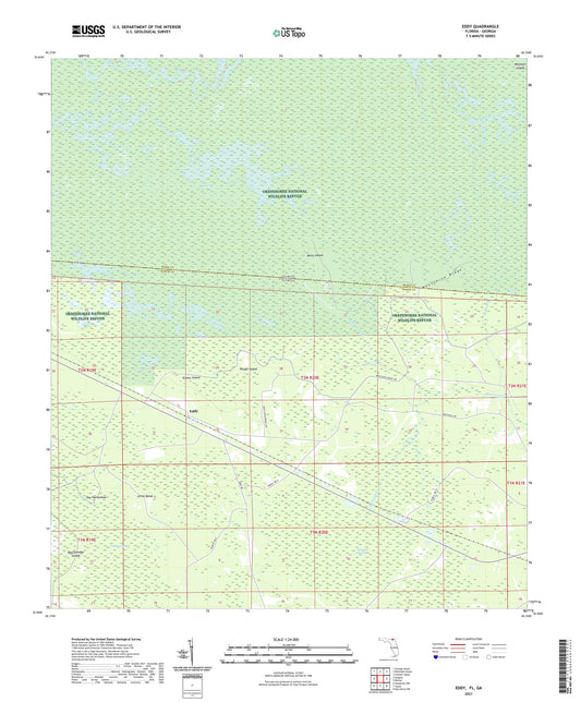 Eddy Florida US Topo Map Image