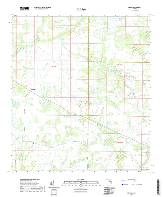 Edgeville Florida US Topo Map Image