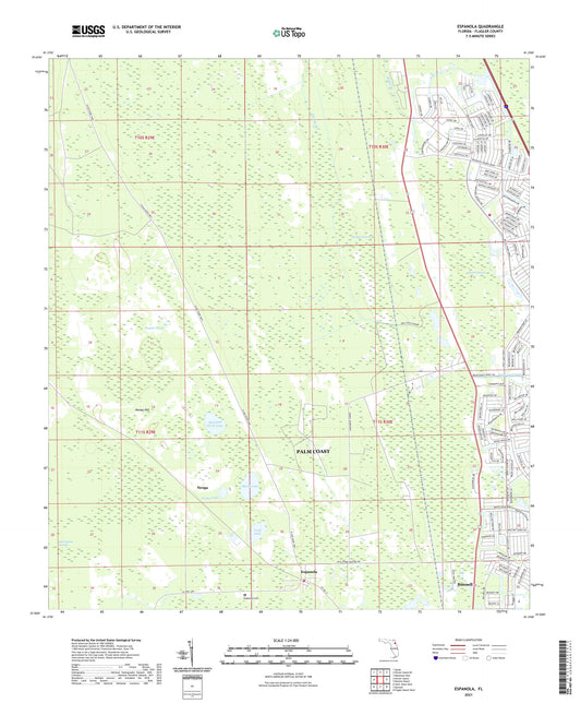 Espanola Florida US Topo Map Image