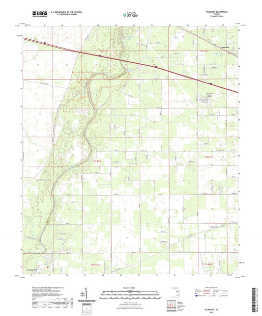 Falmouth Florida US Topo Map Image