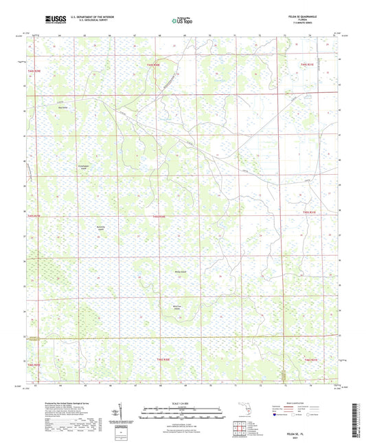 Felda SE Florida US Topo Map Image