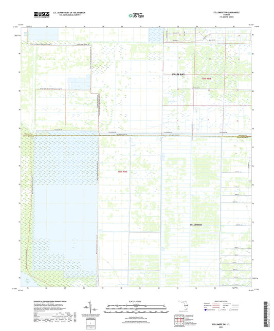 Fellsmere SW Florida US Topo Map Image
