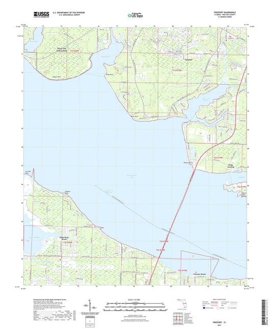 Freeport Florida US Topo Map Image