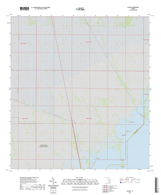 Glades Florida US Topo Map Image