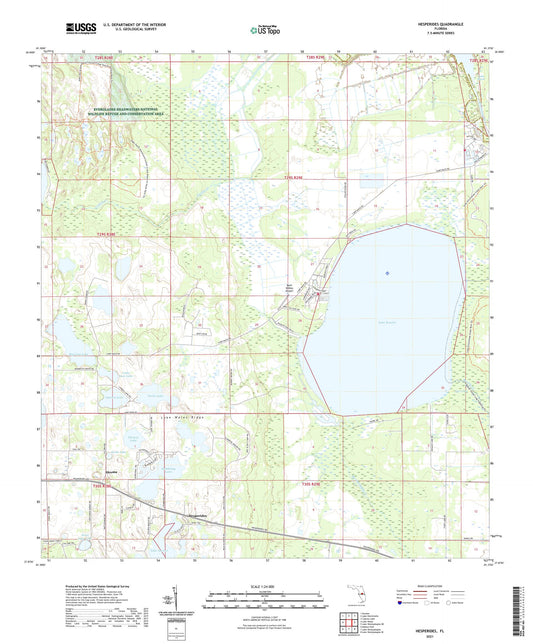 Hesperides Florida US Topo Map Image