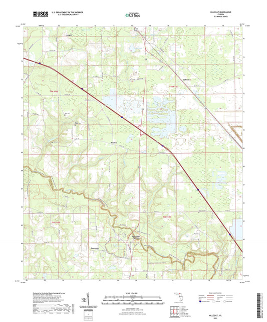 Hillcoat Florida US Topo Map Image