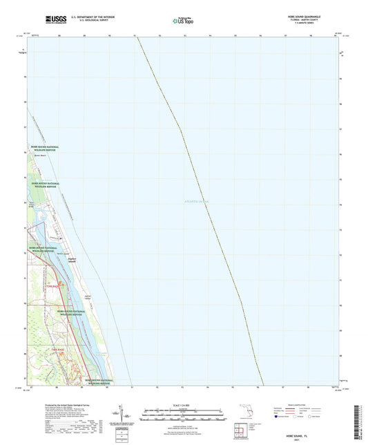 Hobe Sound Florida US Topo Map Image