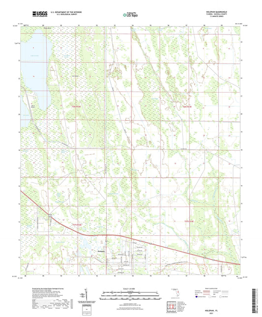 Holopaw Florida US Topo Map Image