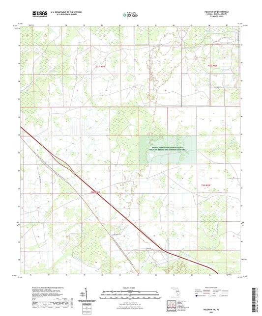 Holopaw SW Florida US Topo Map Image