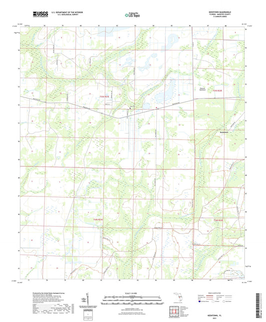 Keentown Florida US Topo Map Image