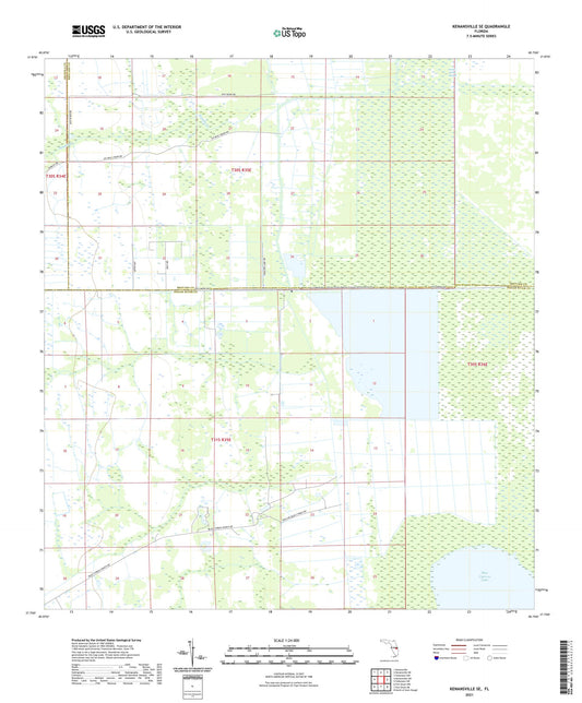 Kenansville SE Florida US Topo Map Image