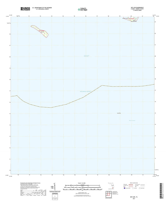 Key Lois Florida US Topo Map Image