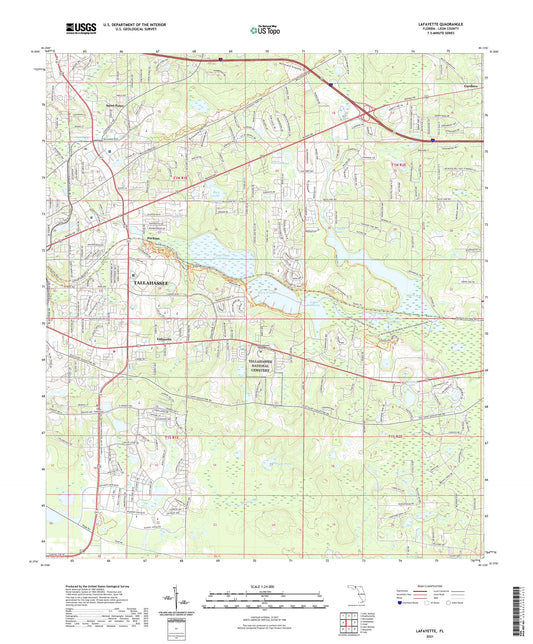 Lafayette Florida US Topo Map Image