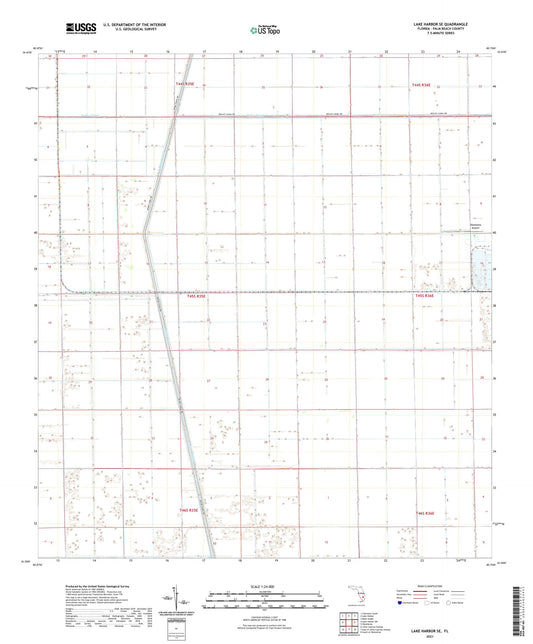Lake Harbor SE Florida US Topo Map Image