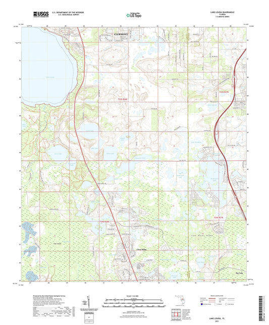 Lake Louisa Florida US Topo Map Image
