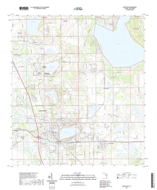 Lake Wales Florida US Topo Map Image