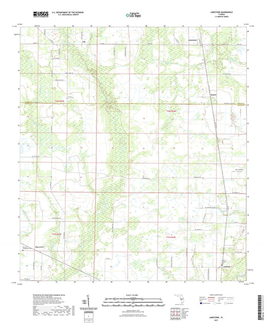 Limestone Florida US Topo Map Image