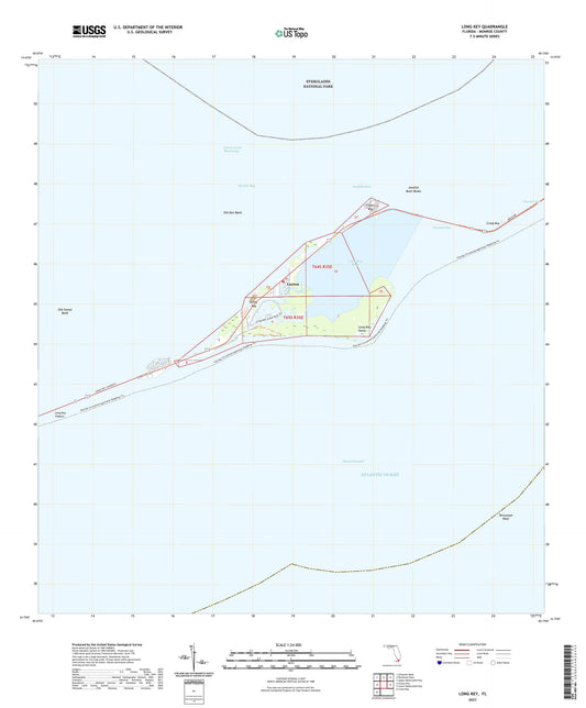 Long Key Florida US Topo Map Image