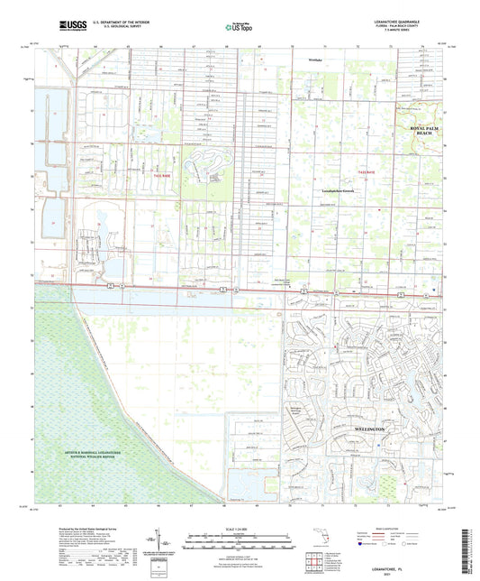 Loxahatchee Florida US Topo Map Image
