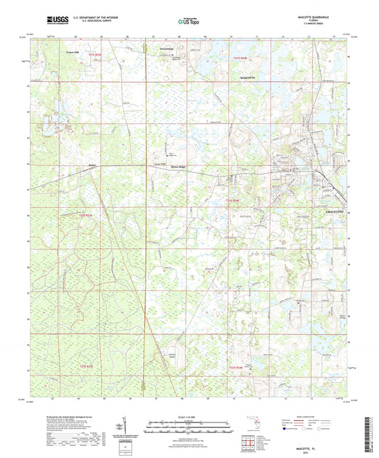 Mascotte Florida US Topo Map Image