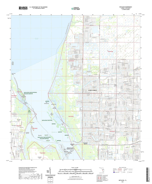 Matlacha Florida US Topo Map Image