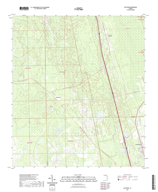 Maytown Florida US Topo Map Image