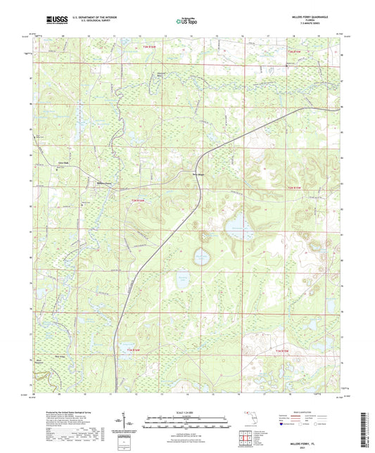 Millers Ferry Florida US Topo Map Image