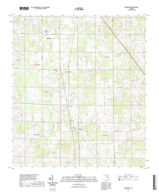 Morriston Florida US Topo Map Image