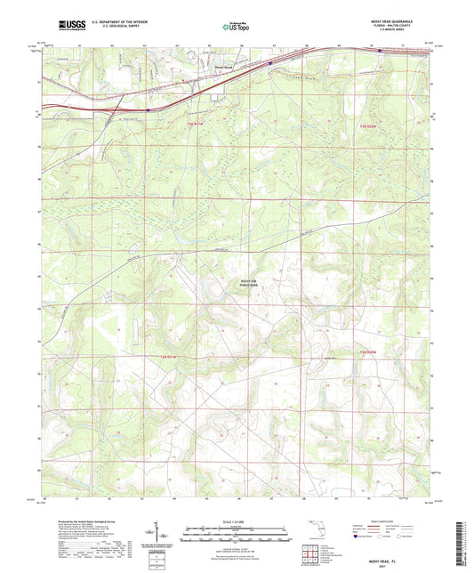 Mossy Head Florida US Topo Map Image