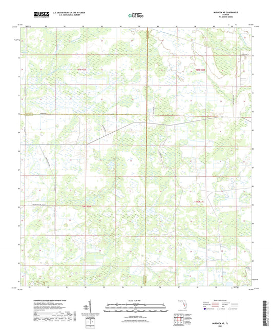 Murdock NE Florida US Topo Map Image