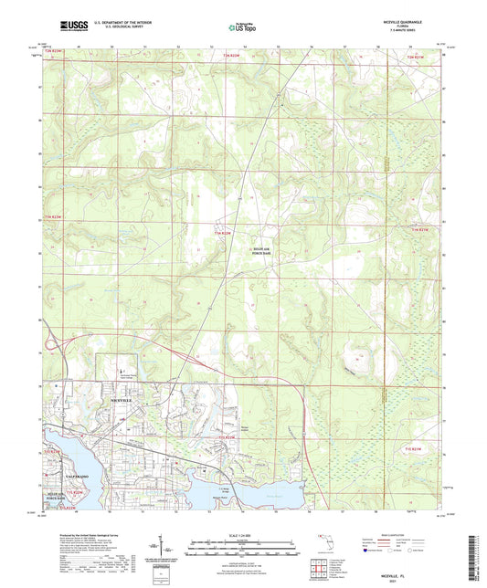 Niceville Florida US Topo Map Image