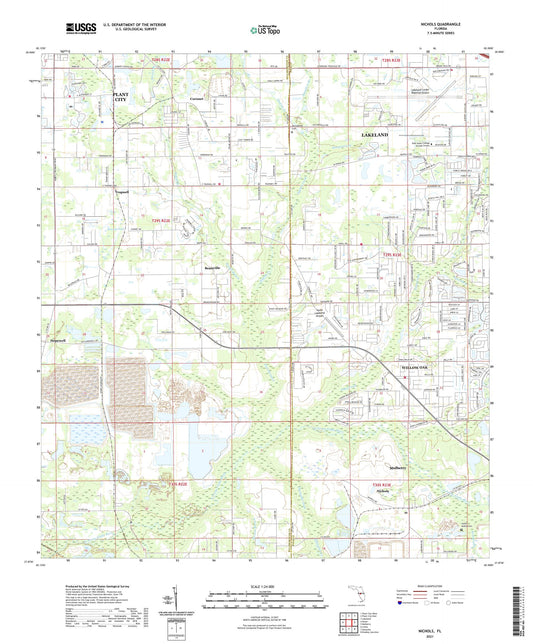 Nichols Florida US Topo Map Image