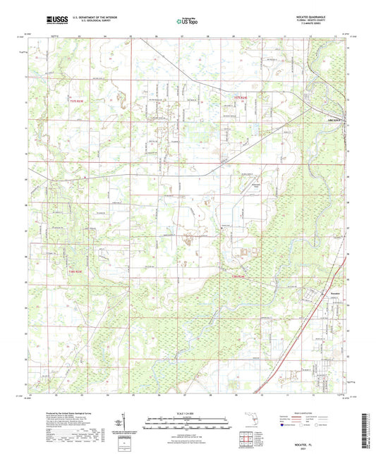 Nocatee Florida US Topo Map Image