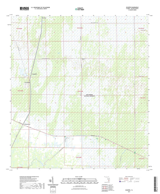 Ochopee Florida US Topo Map Image